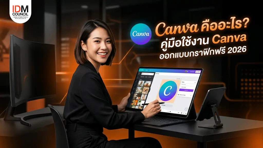 คู่มือใช้งาน Canva ออกแบบกราฟิก 2026 