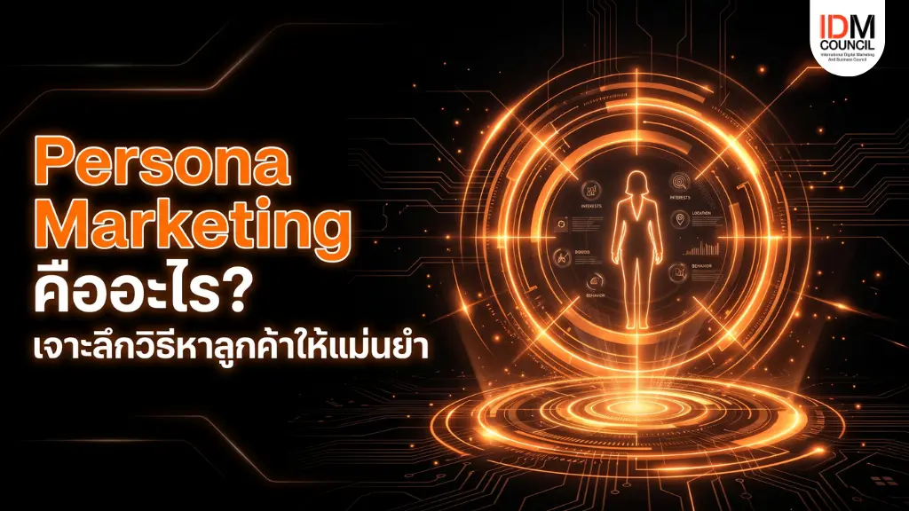 เลิกทำการตลาดแบบหว่านแห! เจาะลึกกลยุทธ์ Persona Marketing และ 4 ขั้นตอนสร้าง Buyer Persona จากข้อมูลจริง เพื่อทำคอนเทนต์ให้โดนใจและเพิ่มยอดขายให้ธุรกิจ